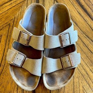 Birkenstock Arizona Suede Sandals Size 38